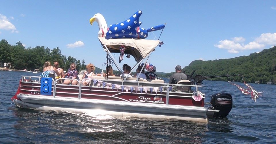 8th Annual Lake St. Catherine Association Boat Parade - Most Patriotic